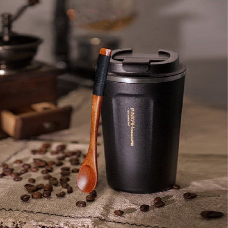 Bình Giữ Nhiệt Nắp Bật Bình Đựng Nước Inox304 Ly Coffee Cà Phê