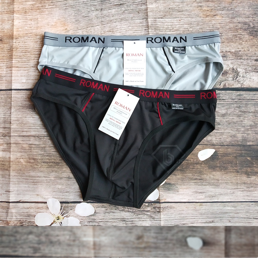 COMBO 3 Quần LÓT Nam - Nhiều Màu - Thun Lạnh Cao cấp ROMAN