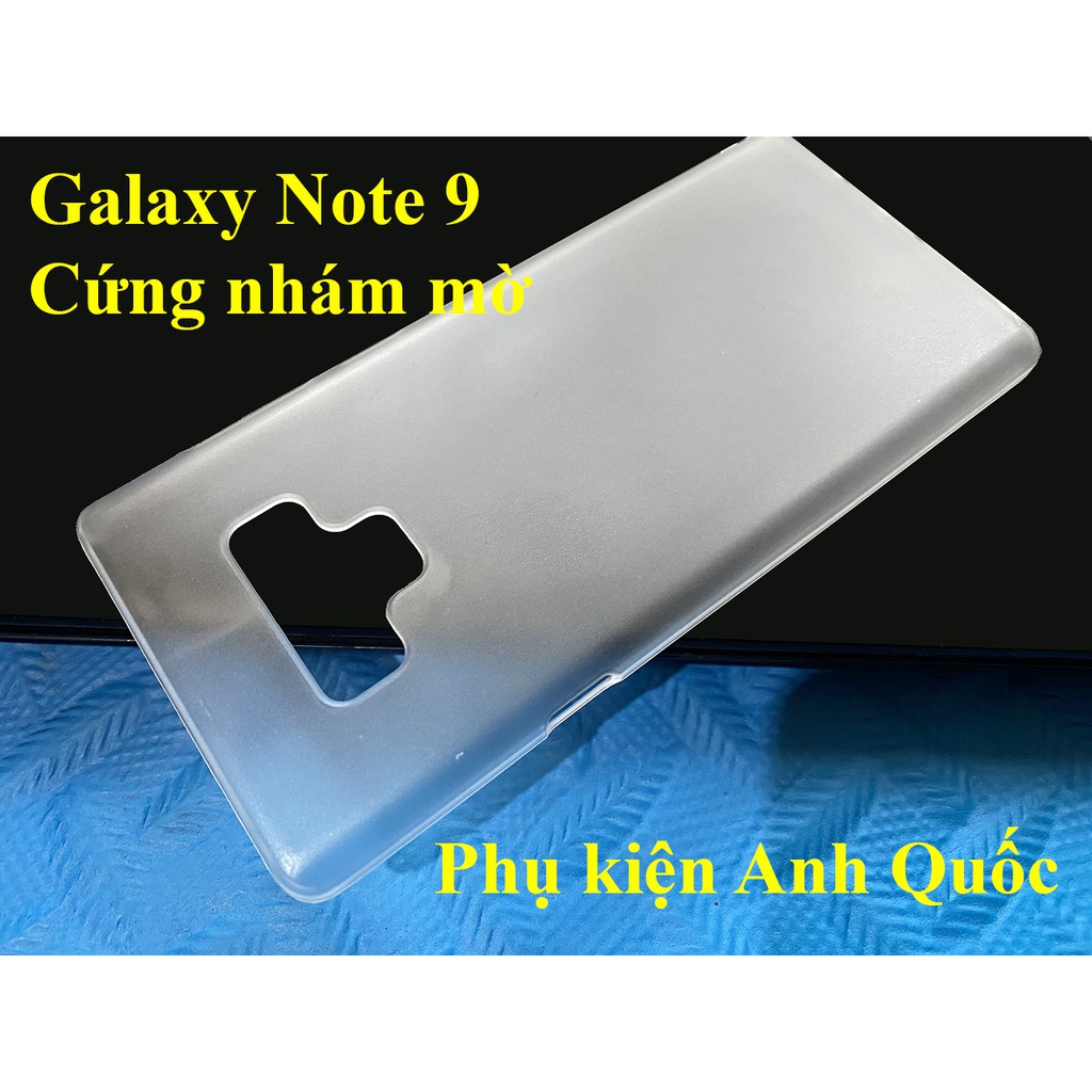 Ốp lưng Sam sung Galaxy Note 9/ S9 plus nhựa CỨNG NHÁM MỜ