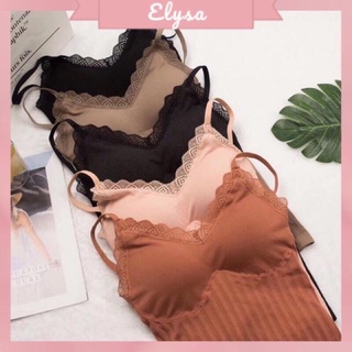 áo 2 dây có đệm ngực chất gân tăm