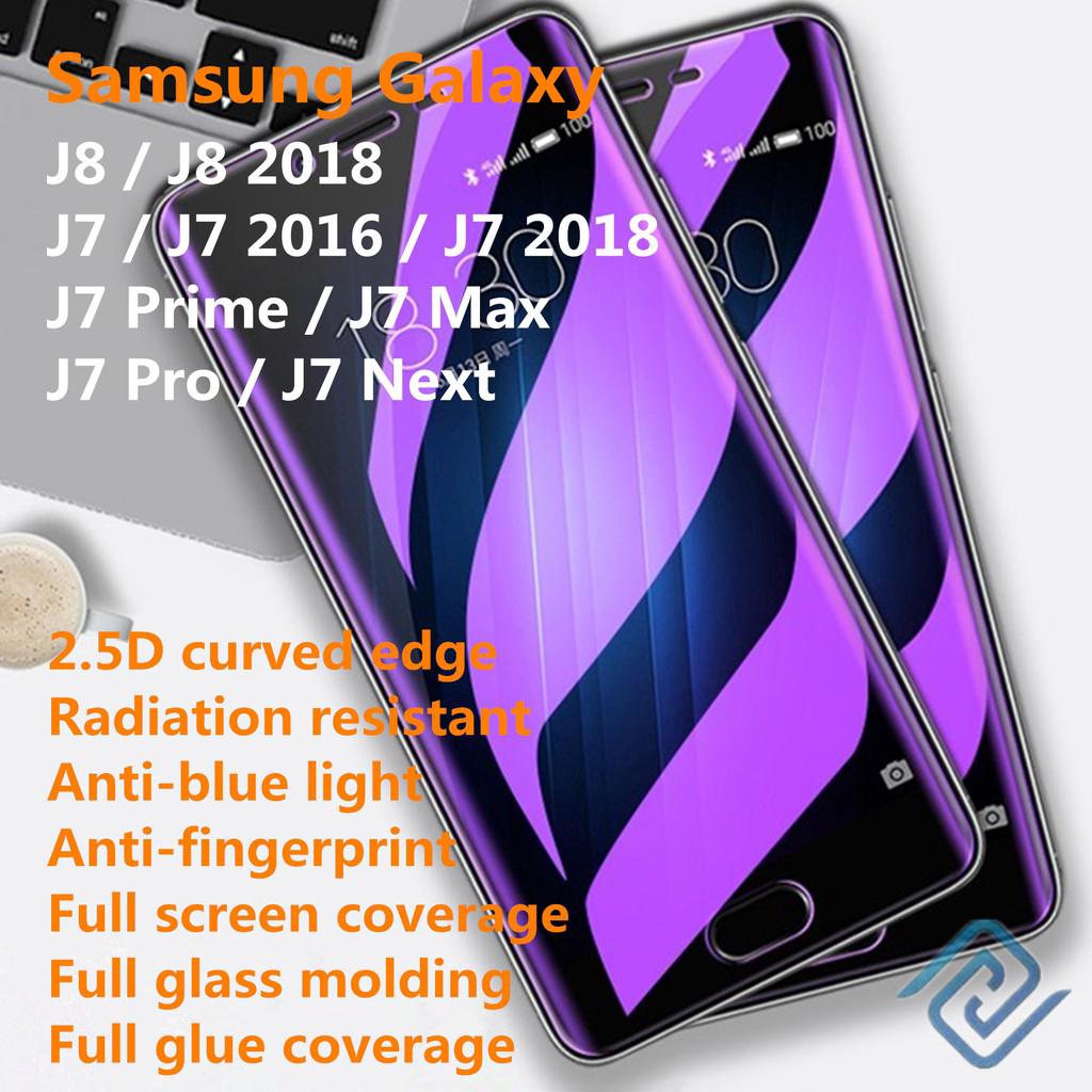 Kính cường lực bảo vệ màn hình giảm bức xạ cho Samsung Galaxy J7 2018 Prime Pro Max