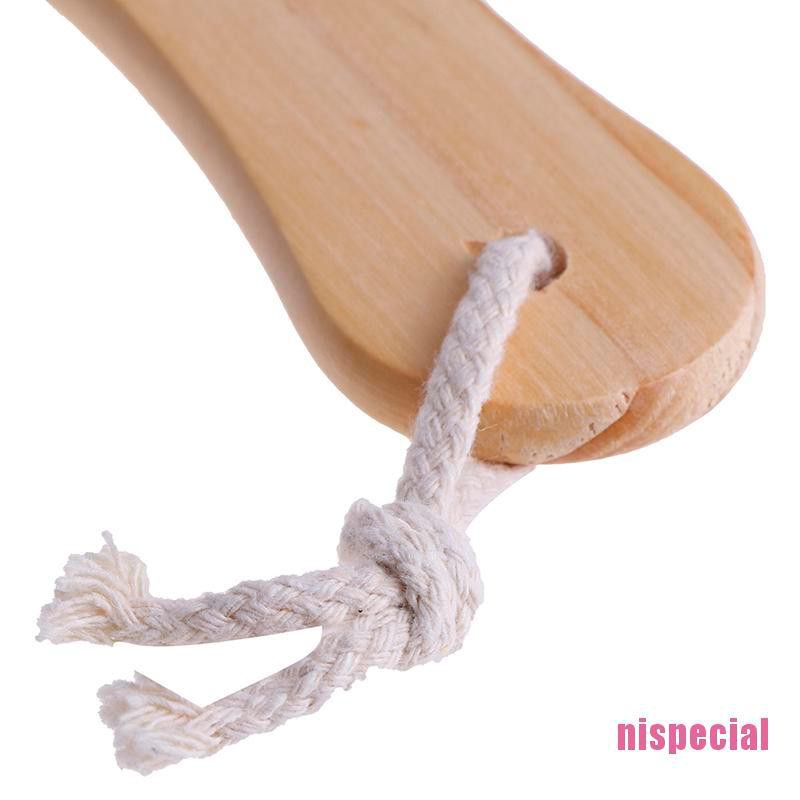 (Hàng Mới Về) Gót Chân Tẩy Tế Bào Chết Bằng Gỗ Thuận Tiện