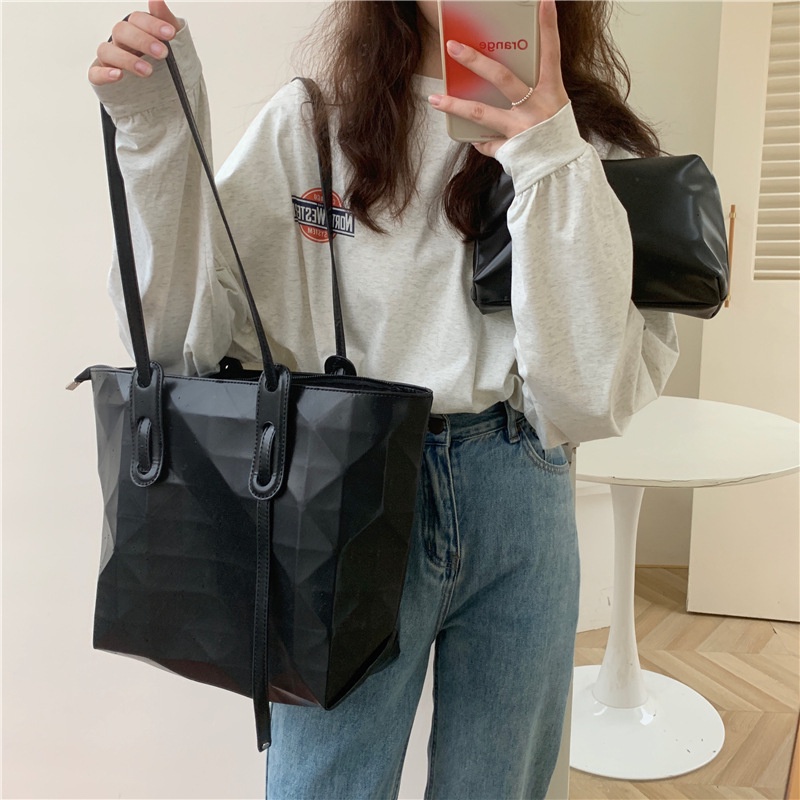 Túi Đeo Vai Họa Tiết Hình Học Độc Đáo Thời Trang Cho Nữ