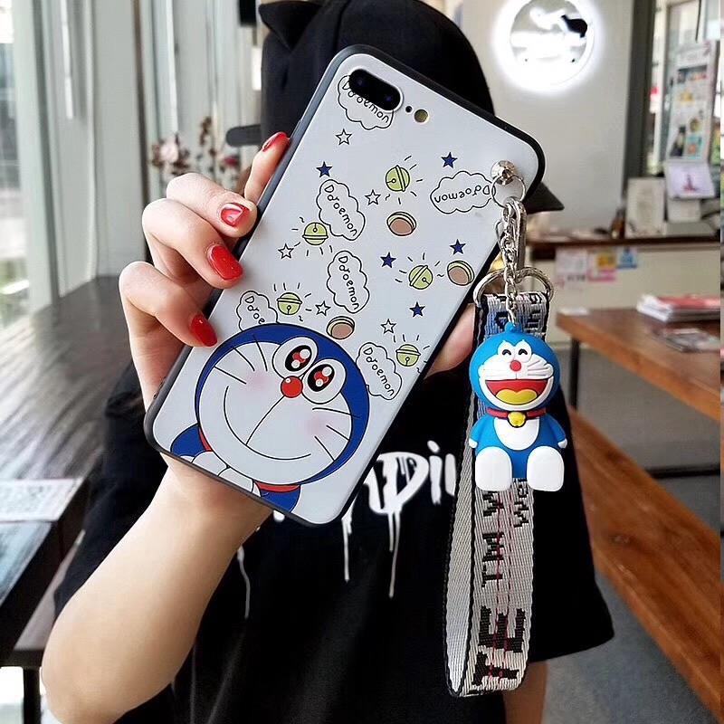 Ốp lưng Vivo điện thoại hình hoạt hình Doraemon dễ thương dành cho Y91 Y95 Y53 Y81 Y71 V5S V7 V9 Plus LITE 3D