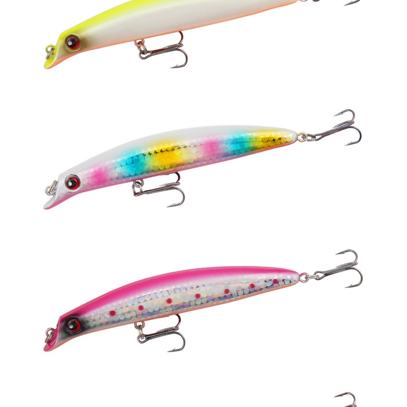 Mồi Câu Cá Nhân Tạo Bằng Nhựa Cứng 13g/11cm Kèm Móc Câu