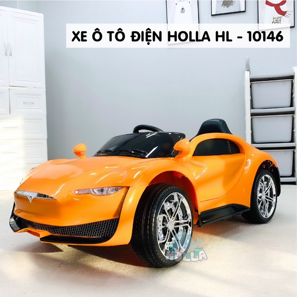 (FREESHIP) Xe ôtô điện trẻ em Tesla Holla HL -10146 thỏa sức cho bé vận động ngoài trời | Xe hơi điện cho bé
