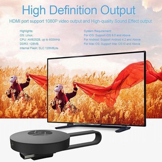Thiết Bị Kết Nối Màn Hình Không Dây Wifi Google Chromecast 1080P Hd