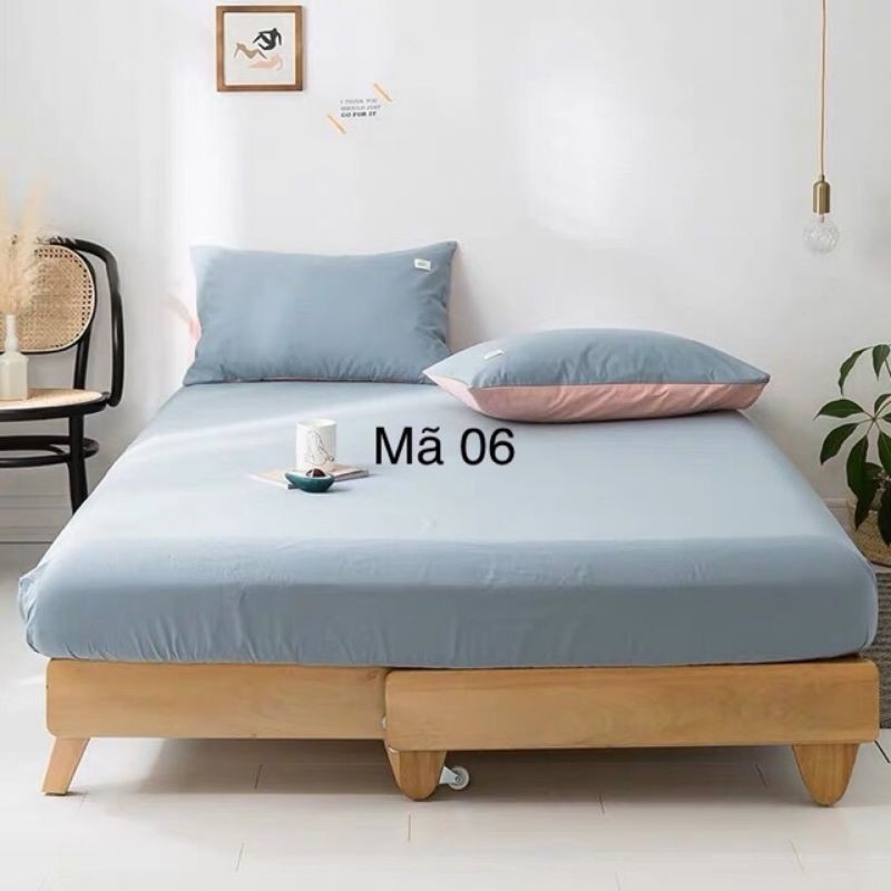 Bộ ga gối 3 món tc cotton mẫu mới 2020 đẹp suất sắc (được chọn mẫu)