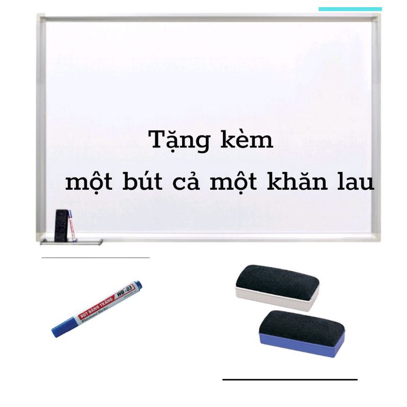 Bảng từ trắng viết bút lông dùng để dạy học