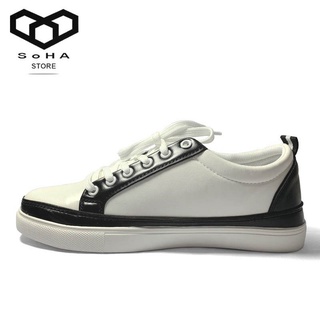 Giày sneaker nam thể thao trắng