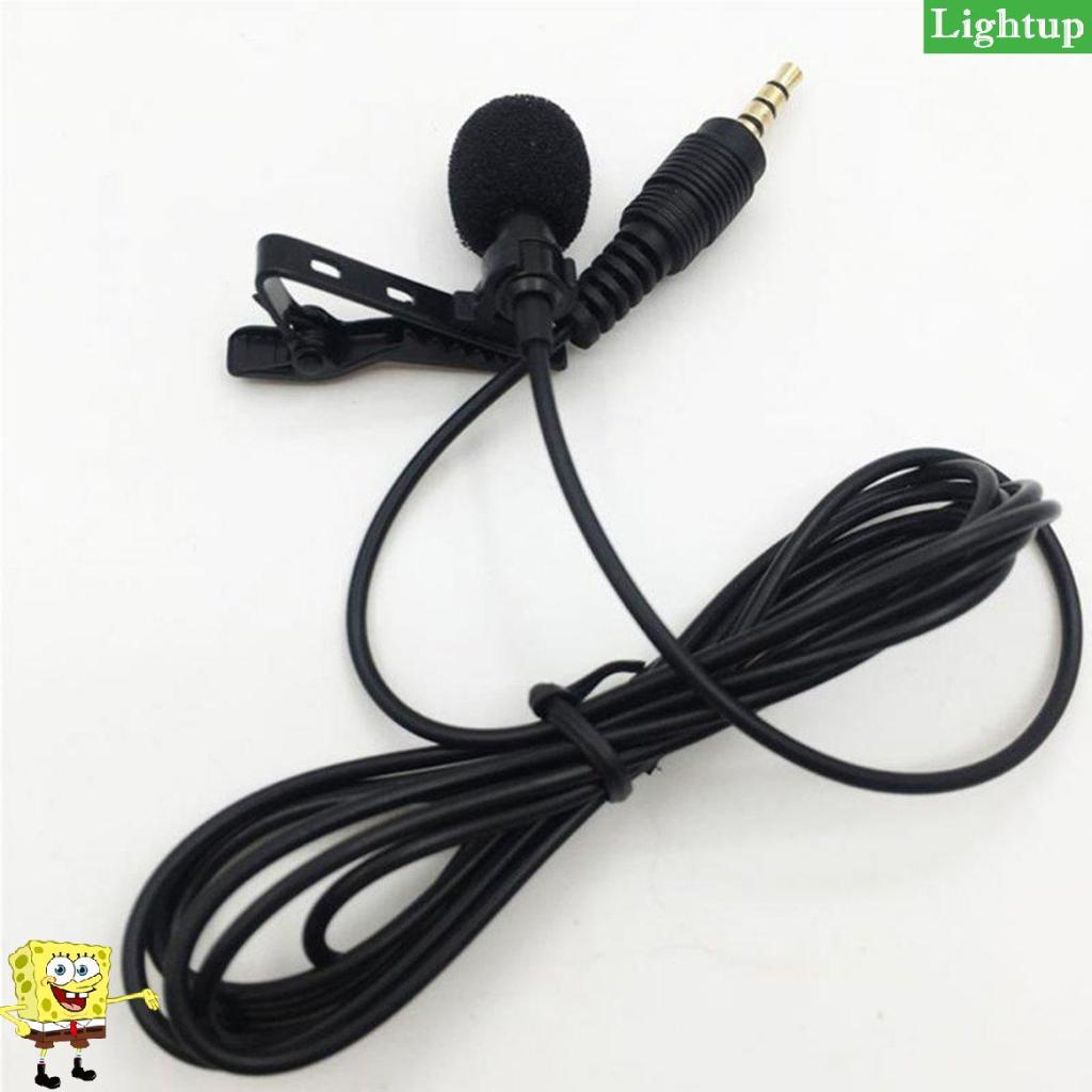 Vòng đeo tay kẹp micrô 3,5 mm cho điện thoại di động Micrô kẹp nói chuyện