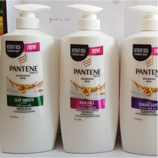 Dầu Gội Đầu Pantene 900ml Ngăn Rụng Tóc, Phục Hồi Hư Tổn, Suôn Mượt Óng Ả, Dưỡng Tóc Mềm Mại - HT048