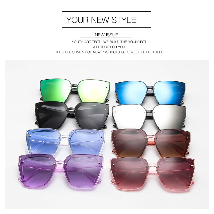 Kính râm oversize cho nam và nữ 8 màu
