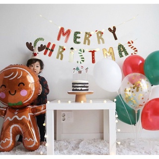 Dây Merry Christmas - Dây chữ trang trí giáng sinh kèm đèn led