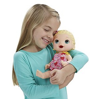 Búp bê baby alive tập ăn dặm