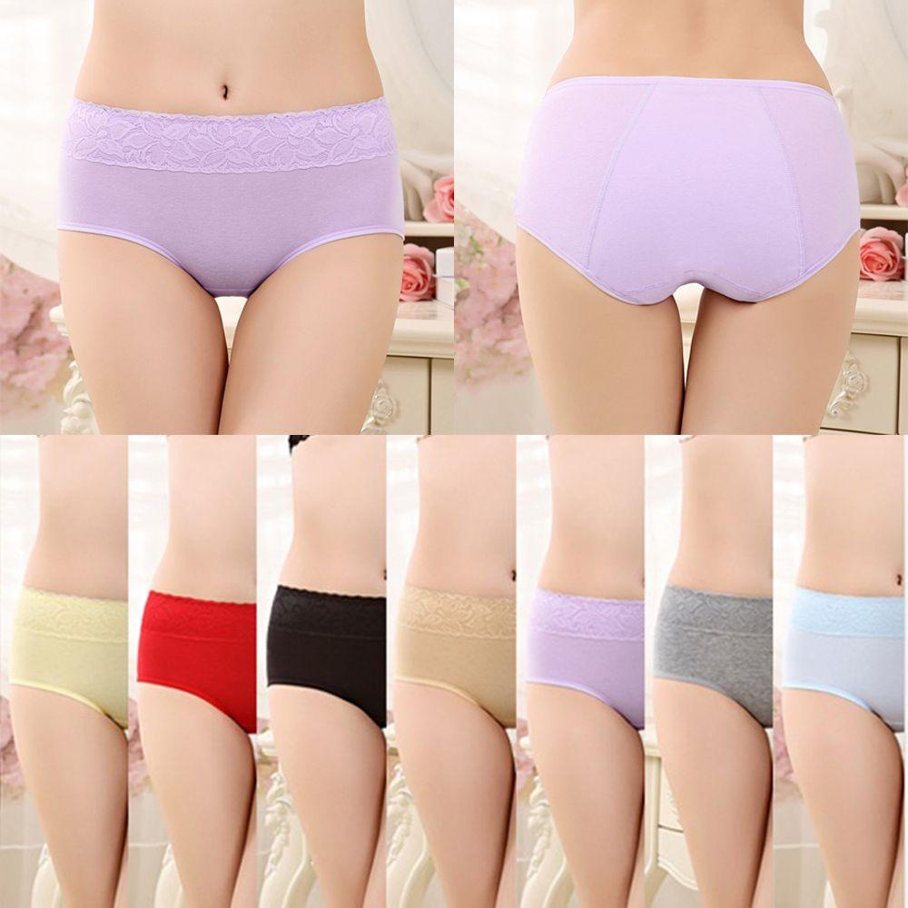 Quần Lót Cotton Lưng Vừa Thoáng Khí Gợi Cảm Cho Nữ