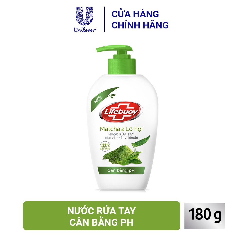 Nước rửa tay Lifebuoy chai 180g