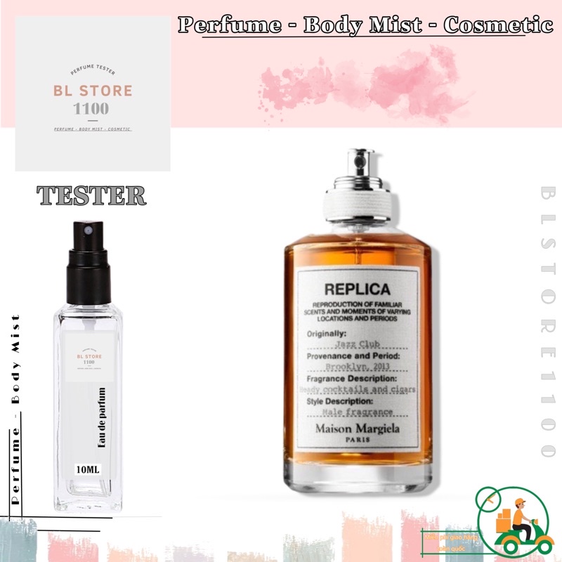 | MINMIN |Nước hoa dùng thử Replica Jazz Club Test 10ml/20ml