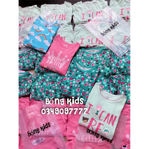 Bộ Thu Borip Bé Gái In Hình C@rters(quần giao ngẫu nhiên)