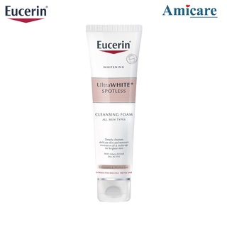 Eucerin Sữa Rửa Mặt Làm Trắng Thâm Nám Ultra White+ Spotless Cleansing Foam 150g