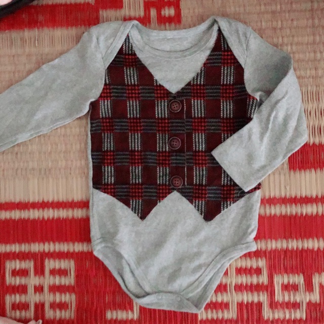 sét 5 bộ body chip bodysuit cho bé