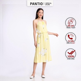 Fmn001 - đầm mặc nhà hoạ tiết đơn giản - pantio