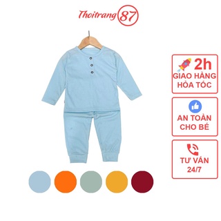 Bộ thun lạnh dài tay cho bé, bộ thun lạnh bé gái, thun Tăm Minky mon, thu đông cho bé