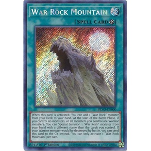 Thẻ bài Yugioh - TCG - War Rock Mountain / BLVO-EN000'