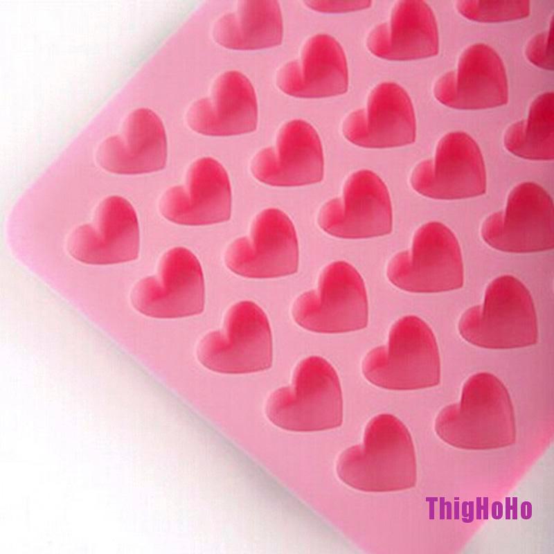 Khuôn silicone làm đá viên hình trái tim Ae21
