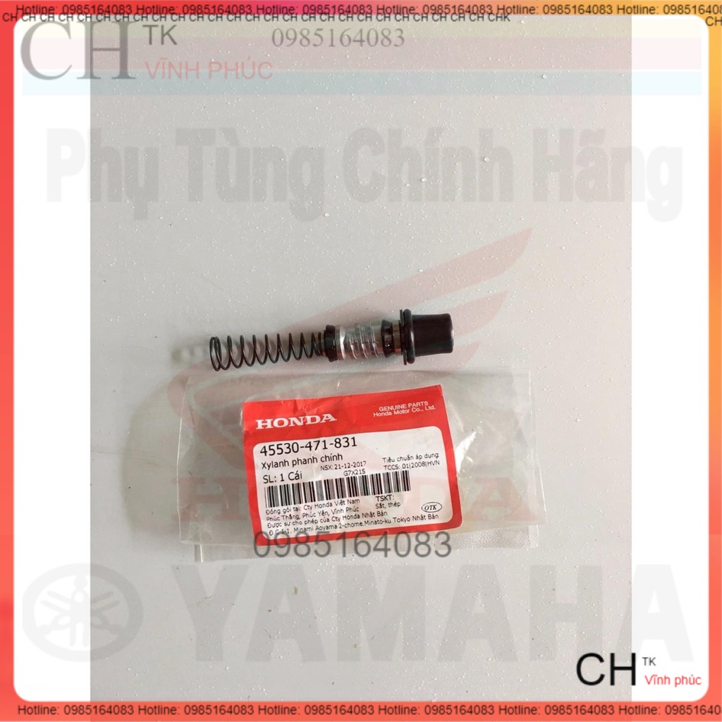 Cụm piston phanh chính PCX, Air Blade, Future Neo, Wave RS 100( MS:45530471831)