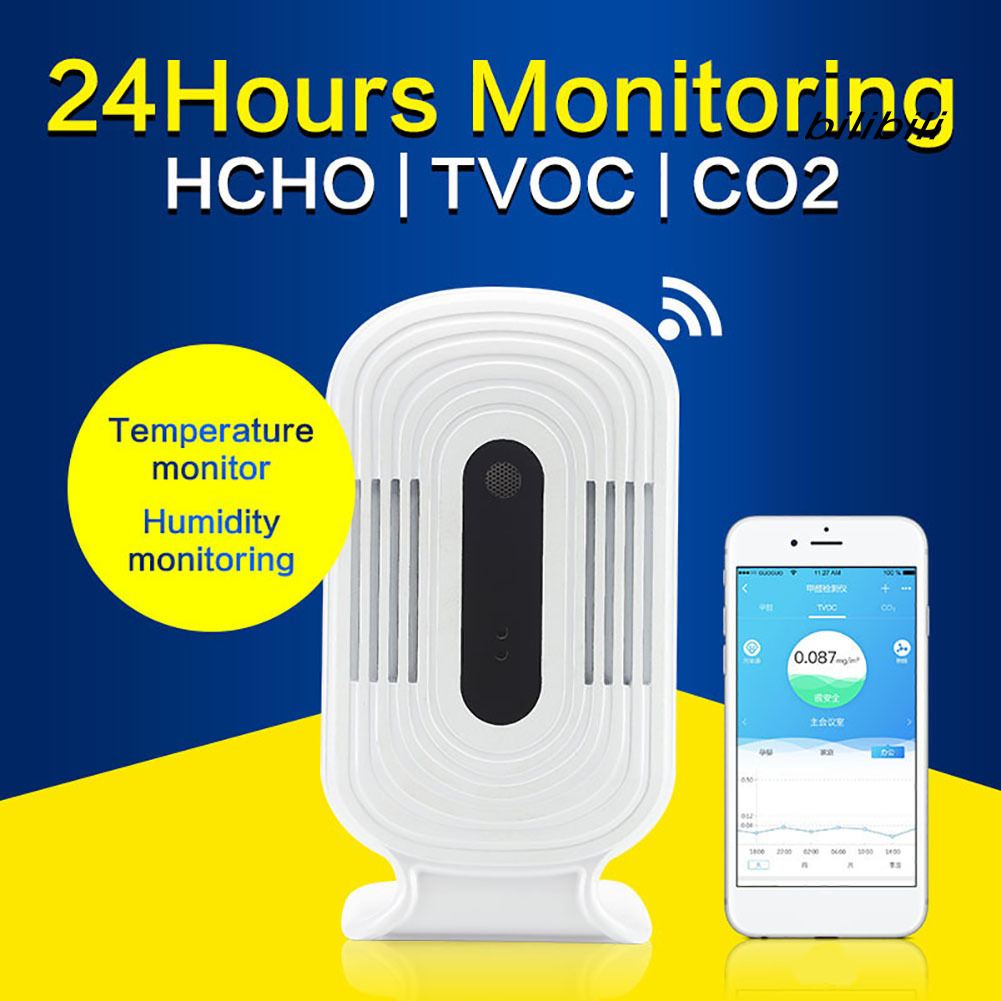 Thiết Bị Kiểm Tra Cảm Biến Không Khí G1Bilibili Smart Wifi Co2 Hycho Tvoc Smog