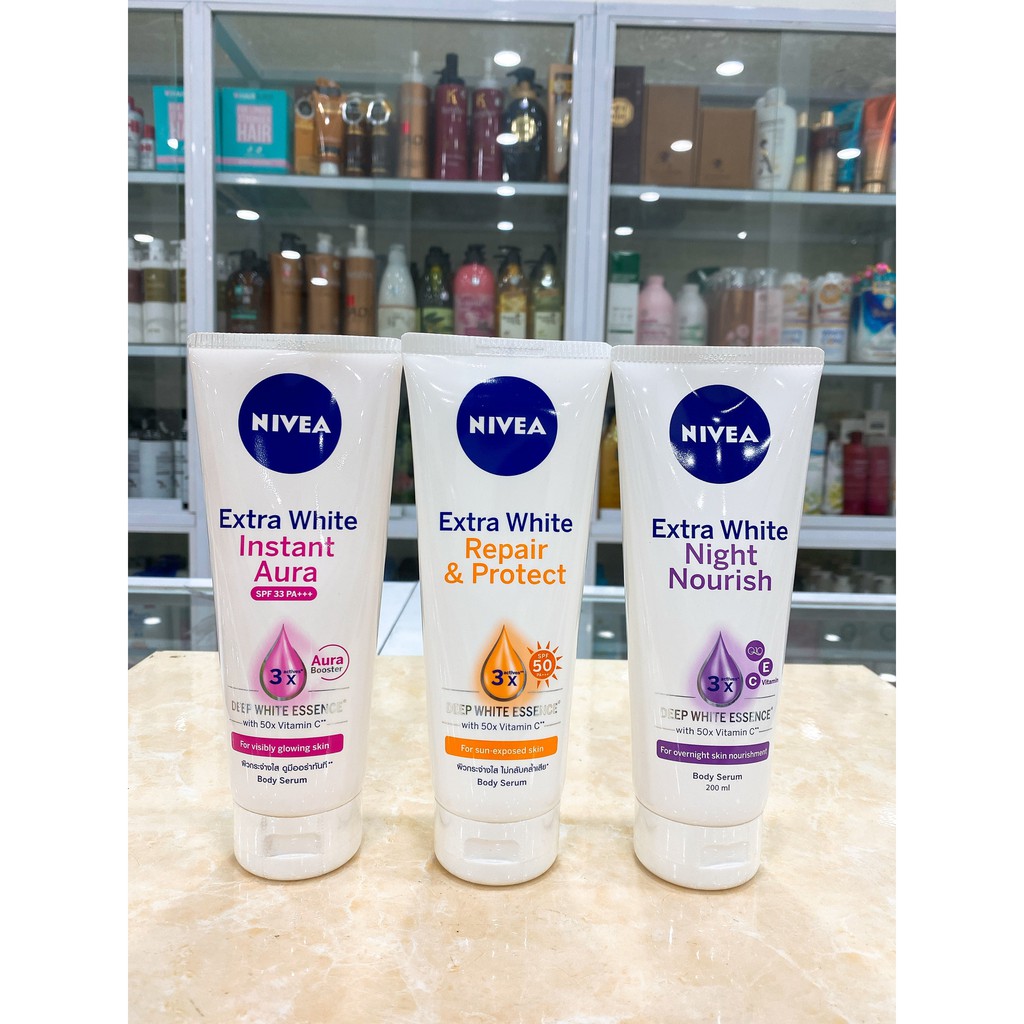 Dưỡng Thể SERUM NIVEA EXTRA WHITE Chính Hãng Công Ty 180ml~200ml