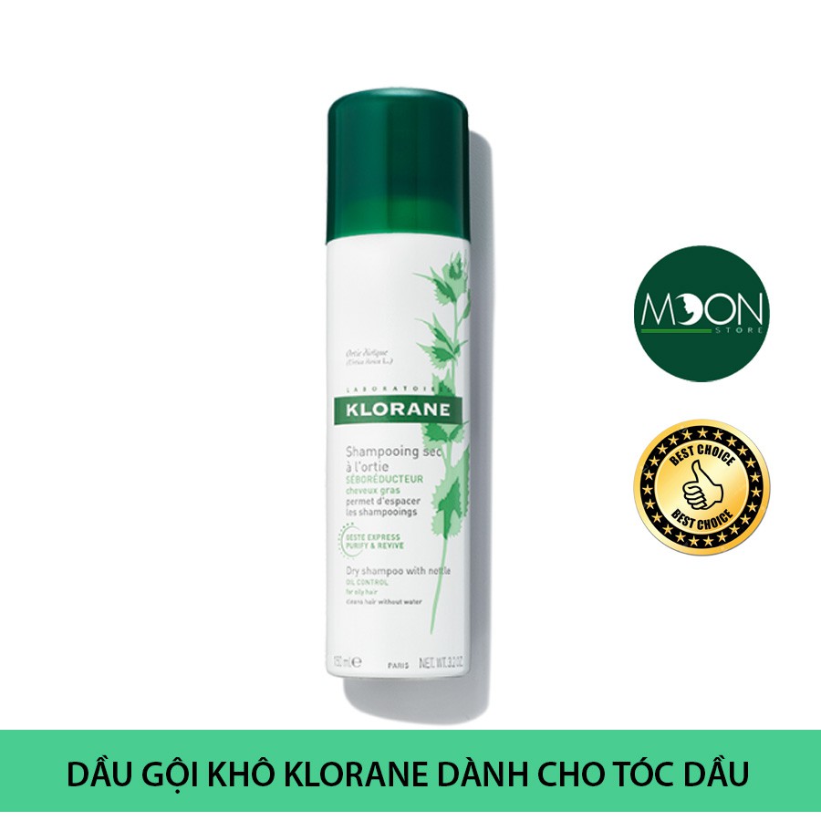 Dầu gội khô Klorane dành cho tóc dầu - Moon Store