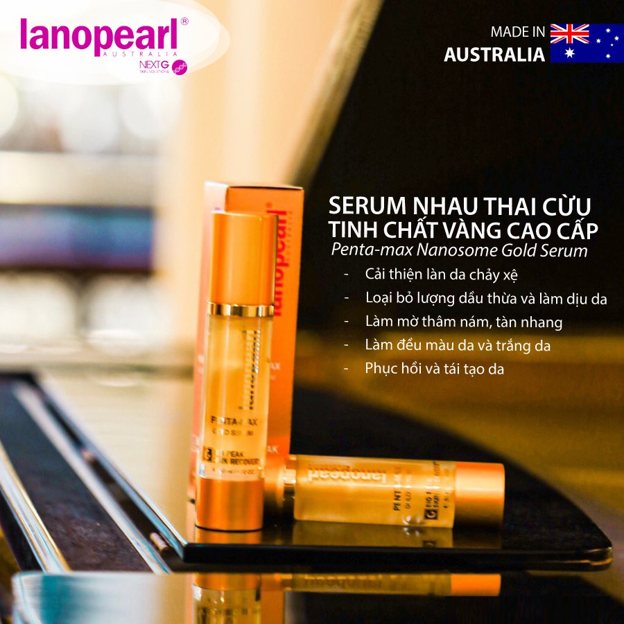 Serum Chống Nhăn Tinh Chất Vàng Và Nhau Thai Cừu Lanopearl - LB13 50ml