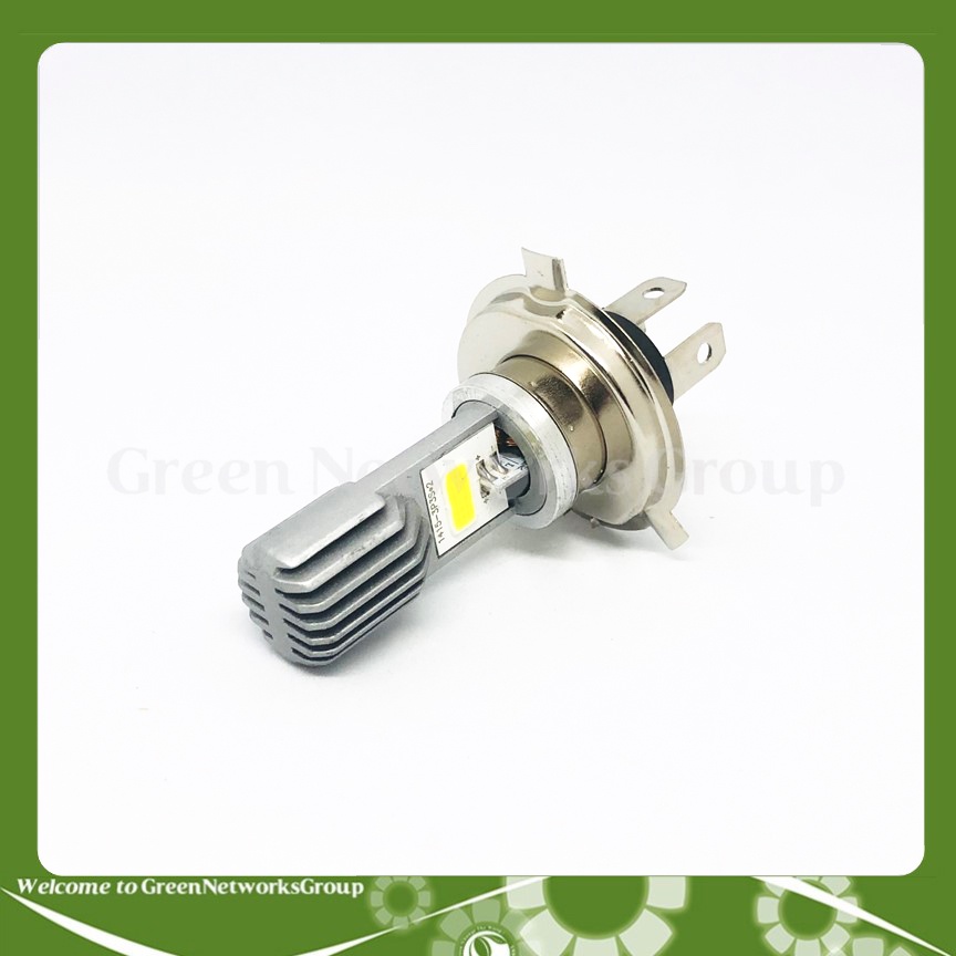 Đèn pha led xe máy Chân H4 rãnh 2 tim Greennetworks