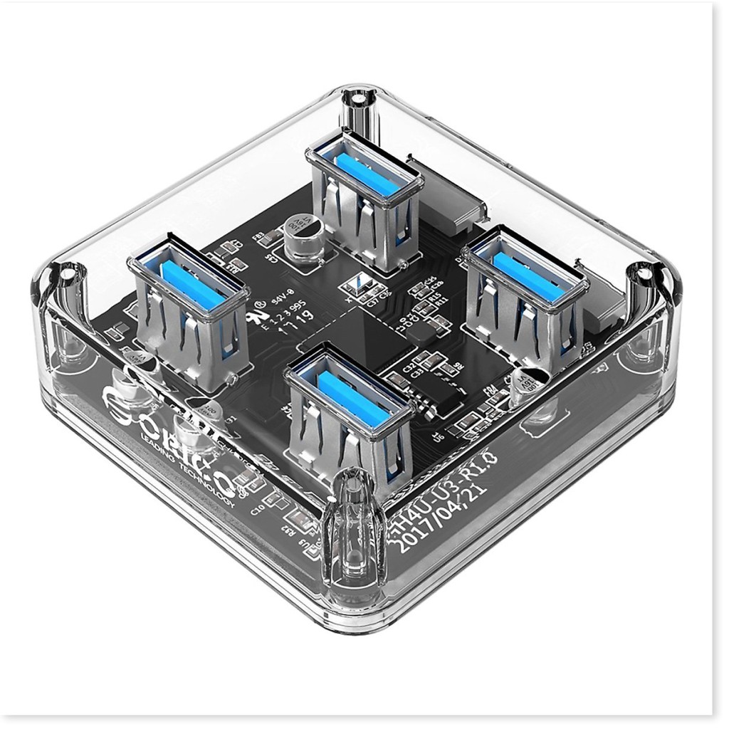 Bộ Hub Chia 4 Cổng USB 3.0 Orico MH4U - Hàng nhập khẩu