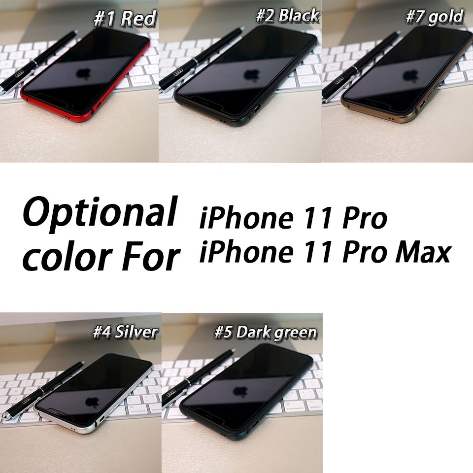 Ốp điện thoại viền kim loại cho iPhone 11 Pro Max 12 Pro Max iPhone 11 iPhone 7 Plus