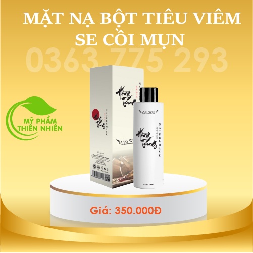 Mặt nạ Hồng Trang Nature Mask( hết dầu nhờn,se ccooif mụn,giảm thâm mờ nám,sáng da)