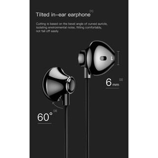 Tai Nghe Nhét Tai Baseus H06 Cổng 3.5mm Âm Thanh Sống Động Cho IPhone Samsung Xiaomi Oppo