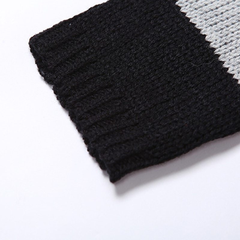 Áo Hoodie Dệt Kim Tay Dài Dáng Rộng Cổ Chữ V Thời Trang Mùa Thu Cho Nữ