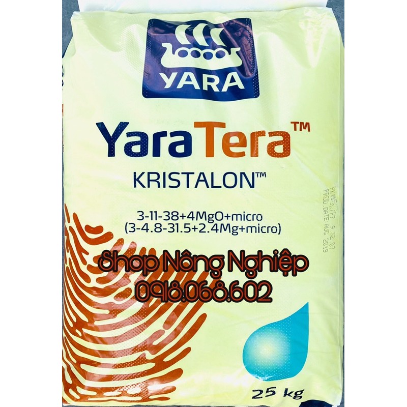 Phân bón hoà tan Yara Tera Kristalon Brown 1kg