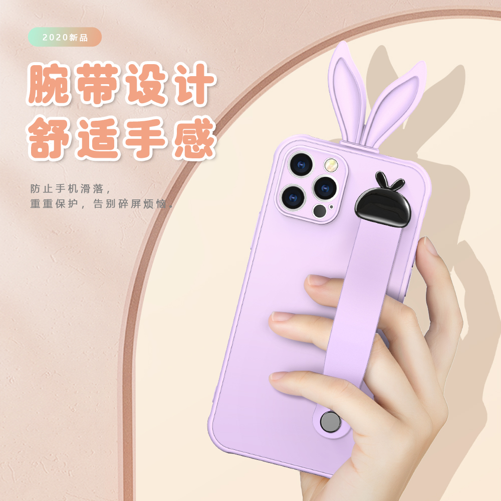 Ốp Điện Thoại Tai Thỏ Dễ Thương Cho Iphone 7 8 Plus 11 12 Pro Max 11pro 12pro X Xs Max 12mini Xr 7plus 8plus 7 + 8 + | BigBuy360 - bigbuy360.vn