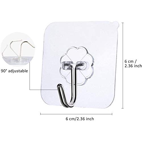 Móc Treo Đồ Dán Tường Không Cần Đóng Đinh Đơn Giản Tiết Kiệm Không Gian