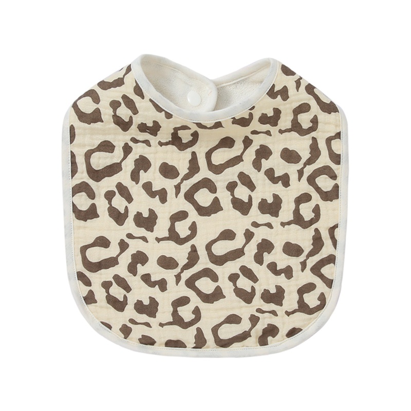 Yếm Ăn Cotton Nhiều Lớp Thấm Nước Dành Cho Bé Trai Gái 3-24 Tháng Tuổi