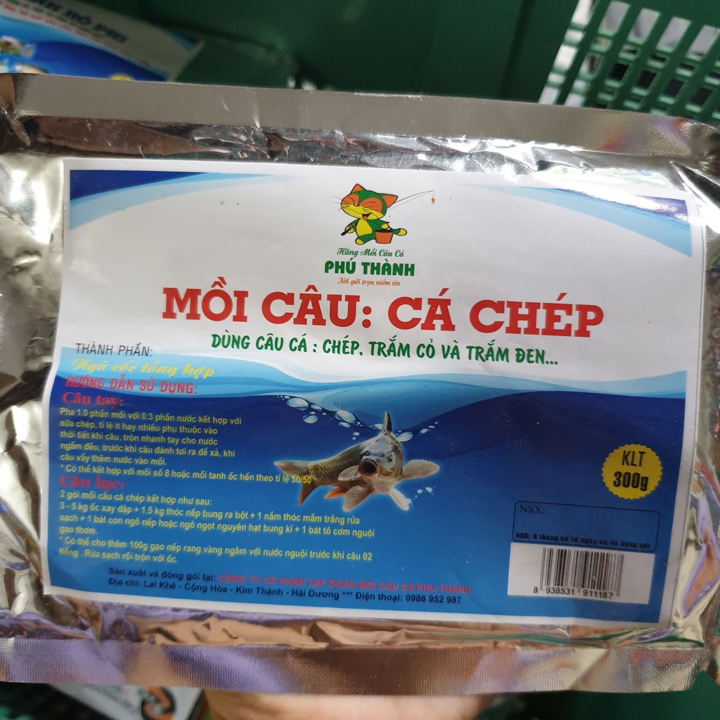 Mồi câu cá Phú Thành - Mồi câu chép
