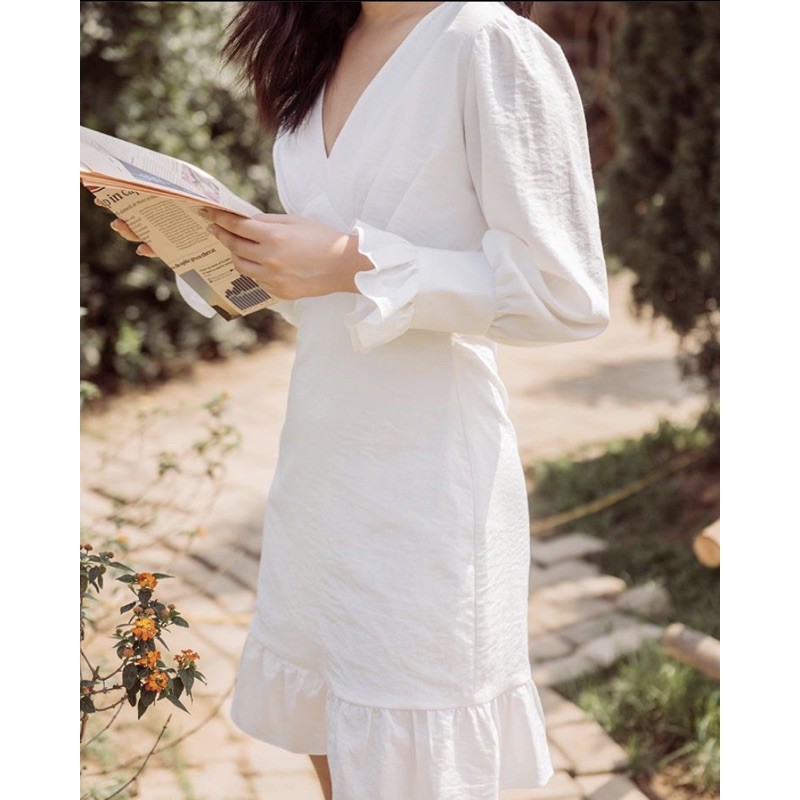 Thanh lý - Đầm xô có lót đuôi cá size M