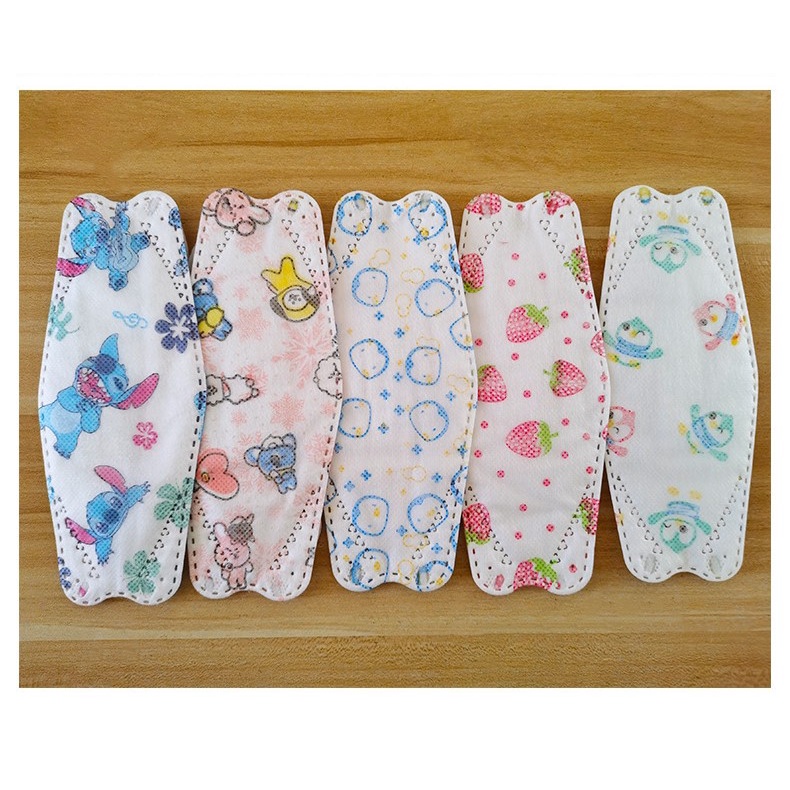 Khẩu trang 4D Mask KF94 trẻ em, bé trai, bé gái từ 2-8 tuổi có 4 lớp kháng khuẩn TTK94