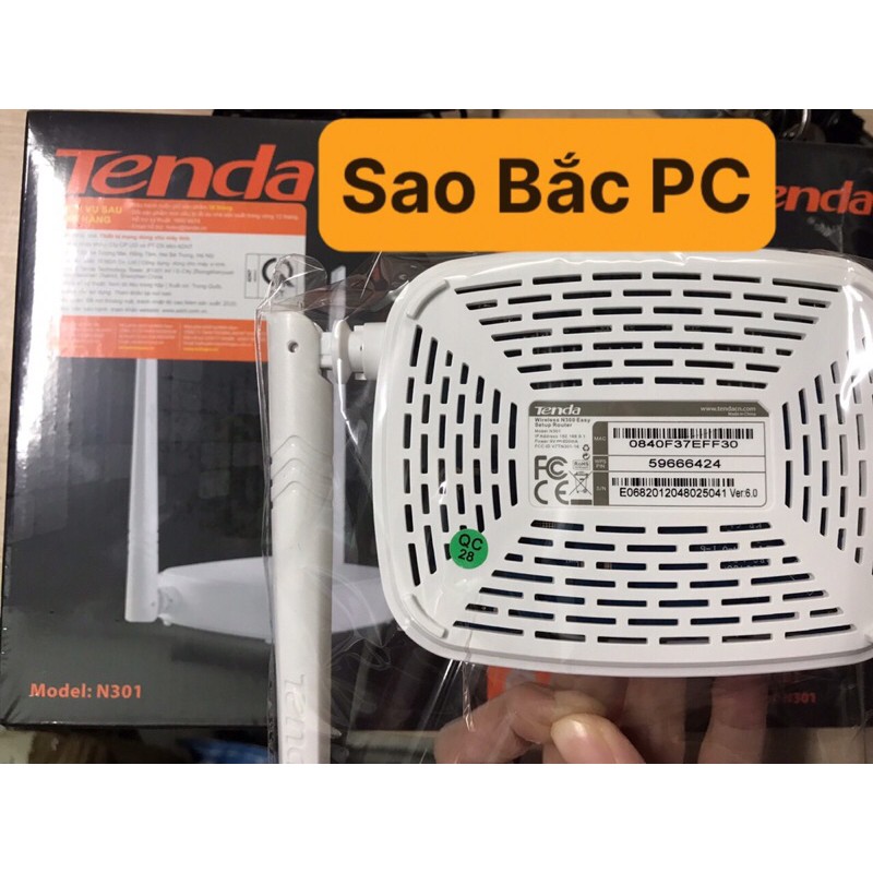 Bộ Phát Sóng Wifi Router Chuẩn N 300Mbps Tenda N301 - Hàng Chính Hãng