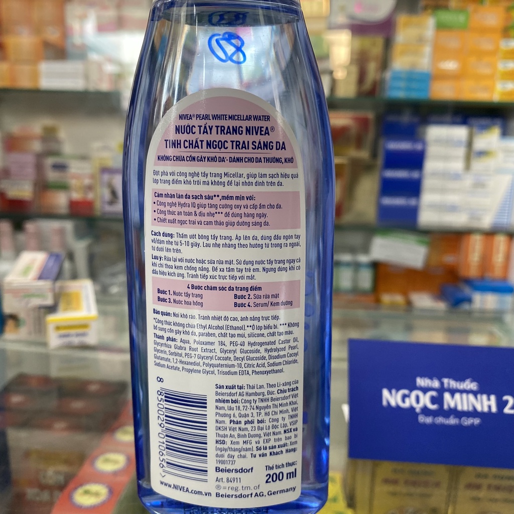 ✅ [Chính Hãng] Nước tẩy trang Nivea tinh chất ngọc trai sáng da