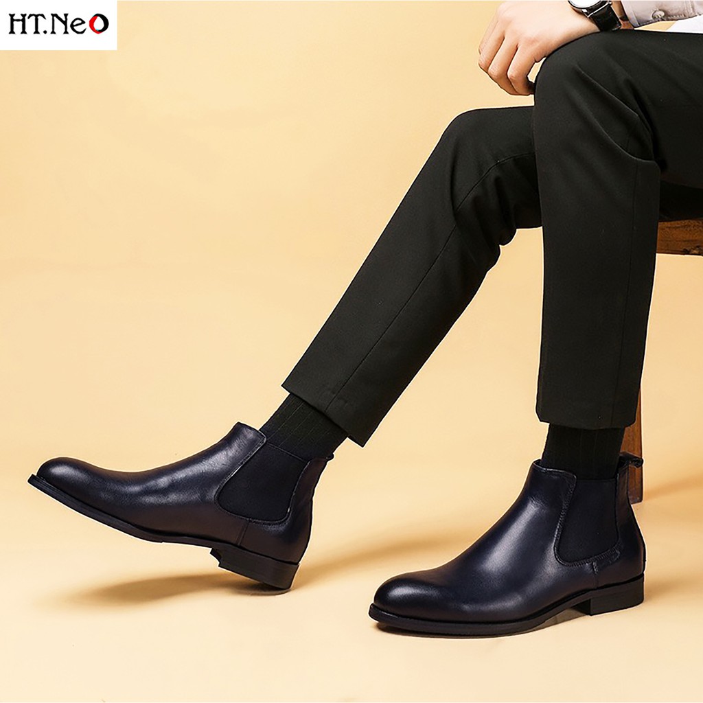 Giày CHELSEA BOOTS ♥️ FREESHIP ♥️ da thật 100% sang chảnh cực quấn hút với mọi kiểu quần áo(dn25-de) | BigBuy360 - bigbuy360.vn